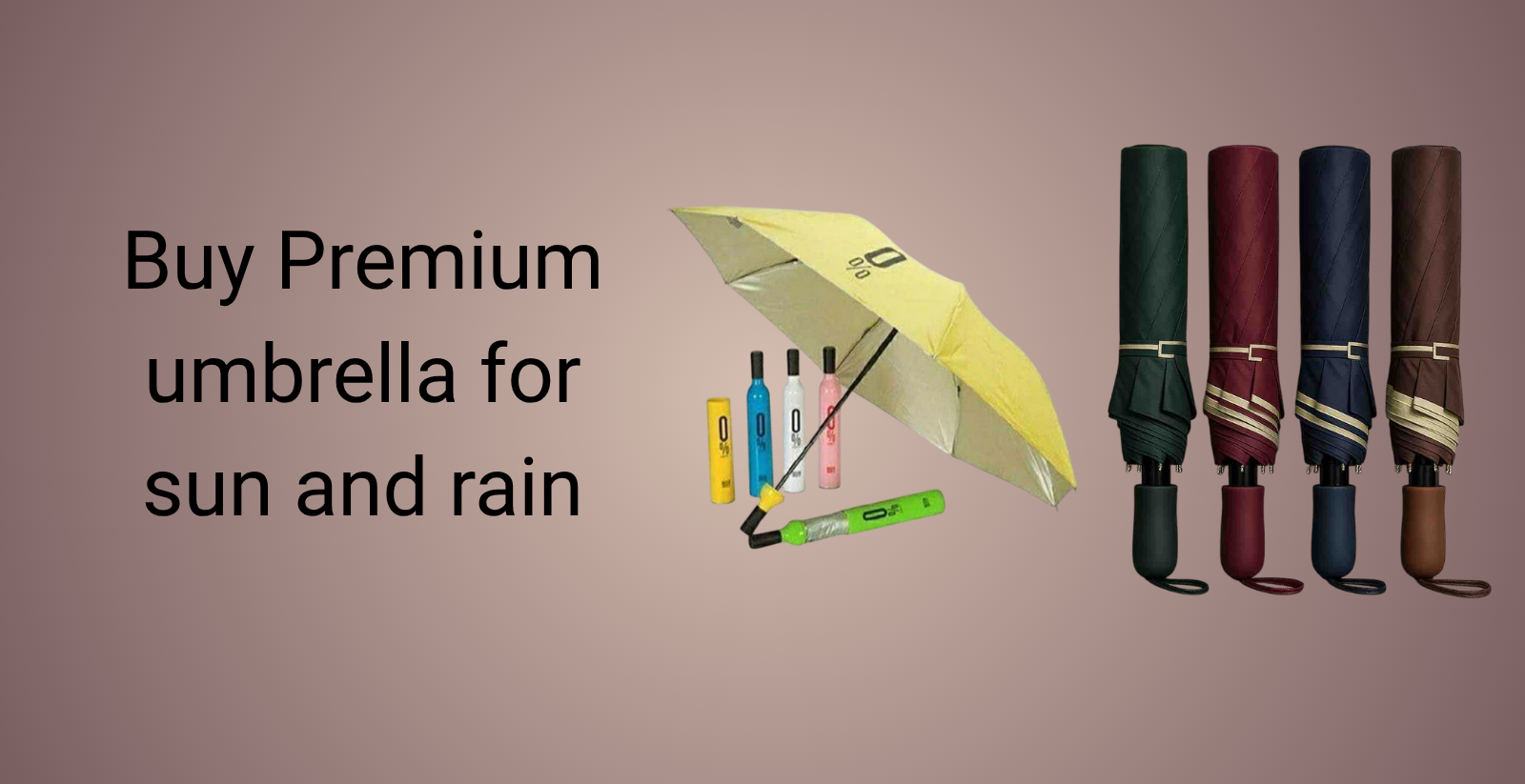 Premium Umbrella – Ultimate Protection from Sun & Rain
