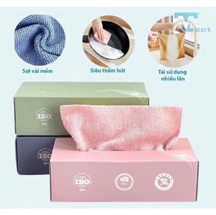 Reusable Cleaning Towels Box  20 Pcs