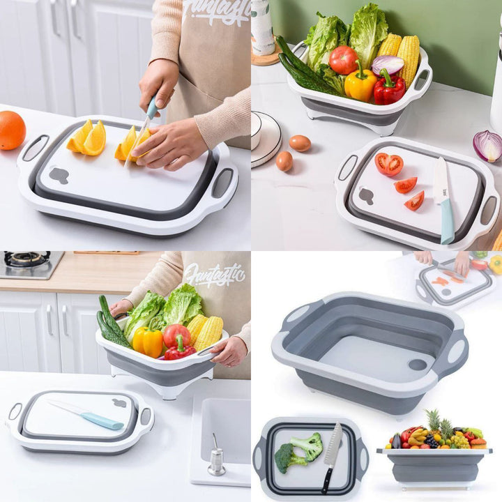 Silicon Chopping Tray/Washing Bowl,Fruit Vegetable Basket