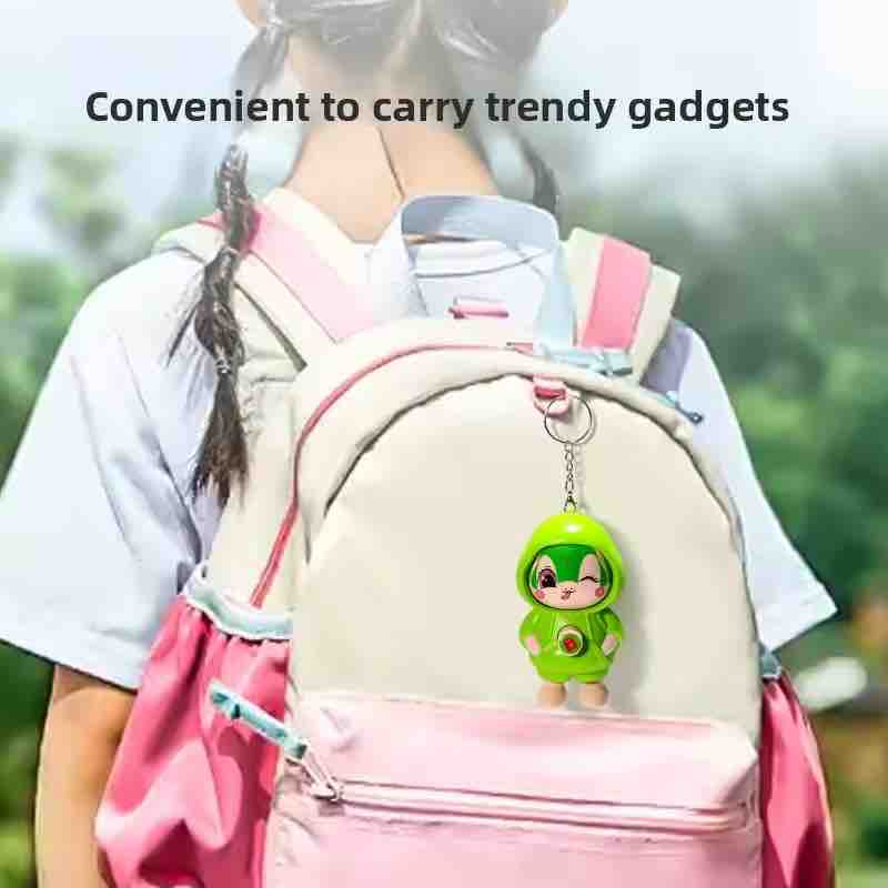 Funny Face Changing Character Key Chain