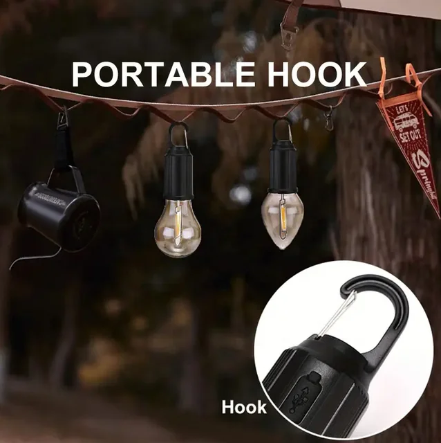 Rechargable & Waterproof LED Outdoor Bulb